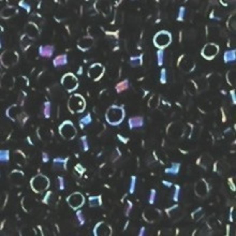 MIYUKI KRALEN Delica Beads. Tube 7.2 gram. Med. Blue Iris.