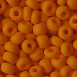 PRACHT Rocailles Mat Opaque Licht Oranje. 2.6mm. Hoge kwaliteit ca. 17 gram voor