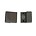 Magneetsluiting 20x13mm. 5mm dik. RVS. Voor 10mm. plat leer.