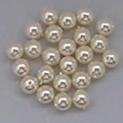 Glasparel. Creamy. 6mm. Tsjechisch 55 stuks voor