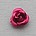 Metalen Roosje. Fuchsia. 6mm.