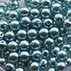 Glasparel. Light Turkoois. 4mm. 100 stuks voor