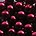Glasparel. Rood. 6mm. 55 stuks voor