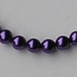 Glasparel. Purple. 6mm. 55 stuks voor