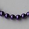 Glasparel. Purple. 6mm. 55 stuks voor