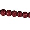 Ice Pearl Bruin. 6mm. per streng +/- 140 stuks voor