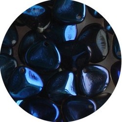 Petal Bead. 8x7mm. Crystal Azuro.