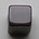 Glanzende Keramiekkraal. 14x14mm. Khaki. Kubus. (groot gat) per stuk
