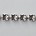 Armband Kastjes. Zilverkleurig. voor ss39 Swarovskisteen. Hoogwaardige kwaliteit. 1 kastje=1cm. per kastje.