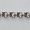 Armband Schränke. Silber. Für SS39 Swarovski-Stein. Hohe Qualität. 1 Box = 1 cm. pro Box.