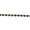 Strassband. 3mm. Groen. Goud. Per 10 cm.