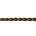 Strassband. 3mm. Grey Opal. Goud. Per 10 cm.