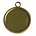 Metalen Hanger. 25x30mm. Voor cabochon 20mm. Goudkleurig.