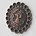Groot ornament met Camee motief. 35x45mm. Rood koperkleurig. Voor 19 x 4mm puntsteen.