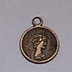 Bedel. Coin. 14x18mm. Bronze.