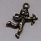 Charm Cupid 16x23mm Bronze