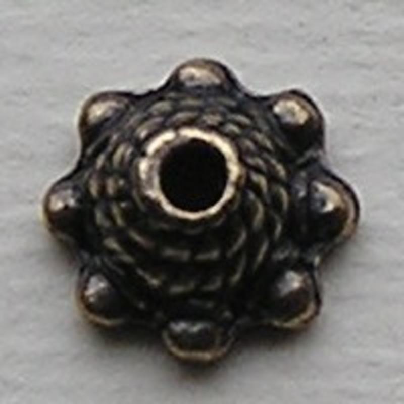 Bronzen Kraalkap. 8,5mm.