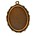 Hanger. 25x35mm. Bronze. Suitable for cabochon 18x25.