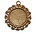 Hanger. 30x35mm. Bronskleurig. Geschikt voor cabochon 20mm.