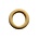 Platte Ring. 22mm. Goudkleurig.