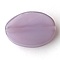 Designers quality. Kunsstofkraal. 18x25mm. Ovaal Plat. Cloudy Purple