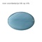Designers kwaliteit Resinkraal. 18x25 ovaal plat. Cloudy Blue