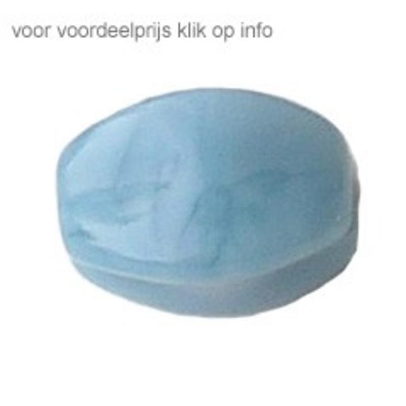 Designers kwaliteit Resinkraal. 14x18 Hoekig. Cloudy Blue