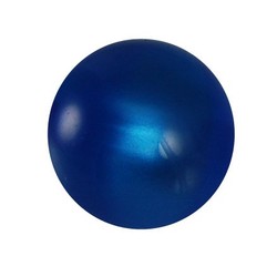 Polariskraal Safier. Shiny 12mm. Rond.