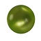 Polariskraal Acid green. Shiny 12mm. Rond.