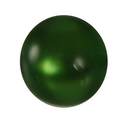 Polariskraal Bambou Green. Shiny 12mm. Rond. Per stuk voor.
