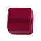 Polariskraal Vierkant. Shiny 8x8mm. Fuchsia.