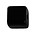 Polaris Bead Square 8x8mm Shiny Black.