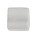 Polariskraal Vierkant. Shiny 12x12mm. Wit.