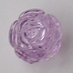 Acrylkraal. Roos. Lila. 24mm.