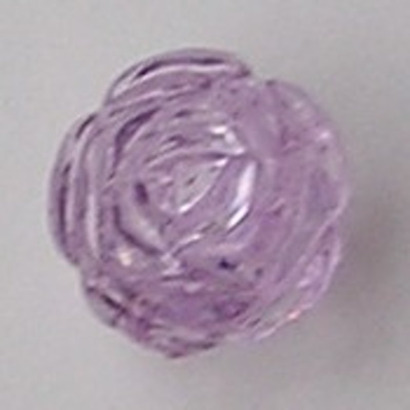 Acrylkraal. Roos. Lila. 24mm.