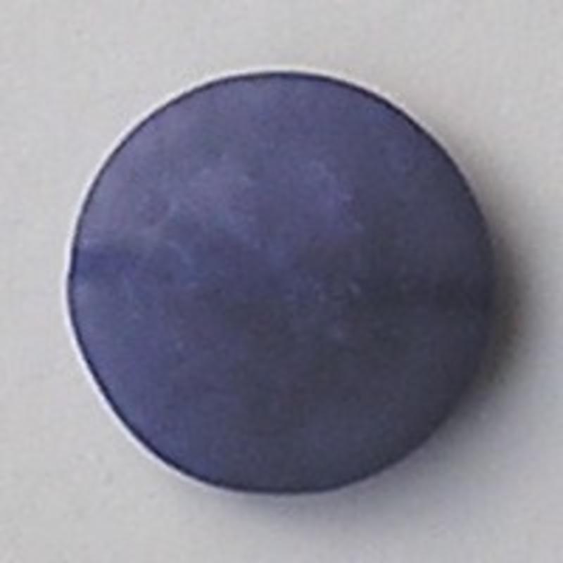 Resinkraal Schijf. 37mm. Blauw.