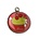 Hangertje met afbeelding van een cupcake. 20mm.
