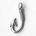 Metalen hanger Rope. 18x44mm. Oudzilverkleurig.