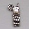 Bedel Mobiele Telefoon. 6x18mm. Verzilverd met harde beschermlaag.