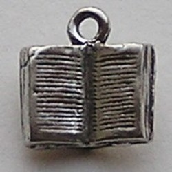 Bedel. Boekje. 15mm. Verzilverd met harde beschermlaag.