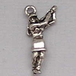 Bedel Golfster. 22mm. Oudzilverkleurig.