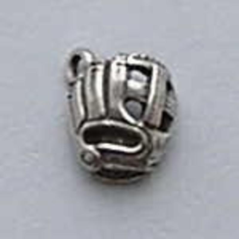 Bedel Honkbal Handschoen. 14mm. Verzilverd met harde beschermlaag. (ook in grootverpakking).