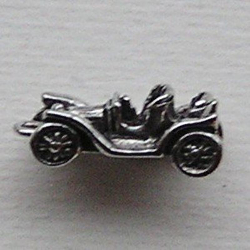 Bedel Oldtimer. 10x19mm. Oudzilverkleurig.