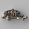 Bedel Caravan. 28mm. Verzilverd met harde beschermlaag. (ook in grootverpakking).