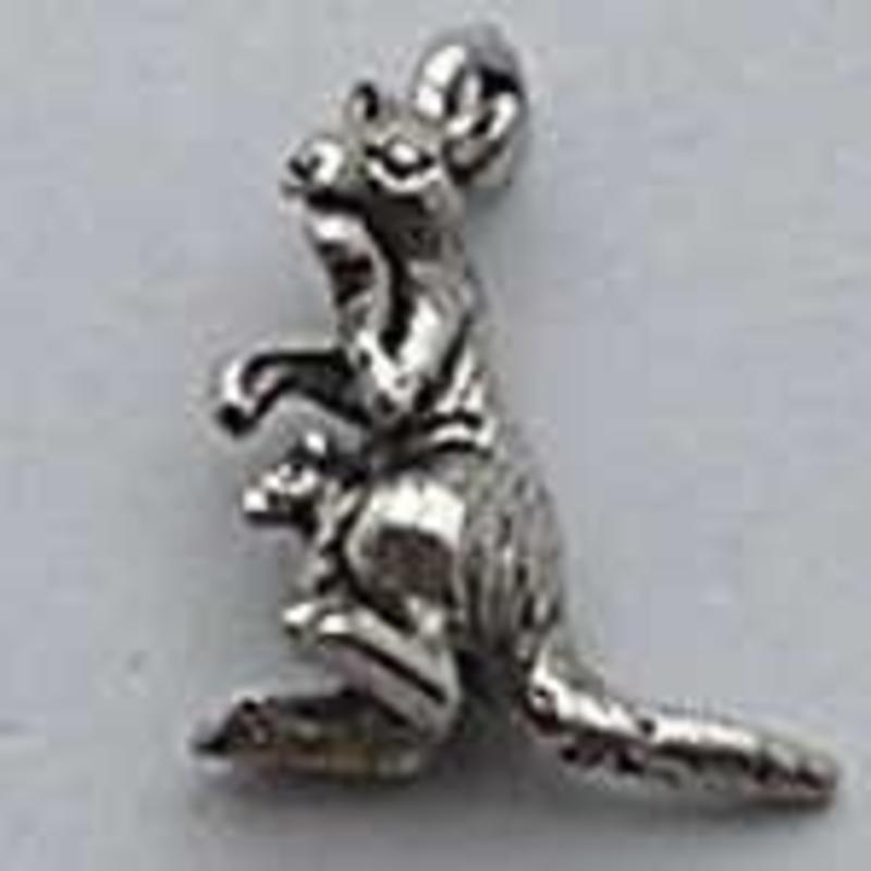 Charm Känguru. 15x17mm.