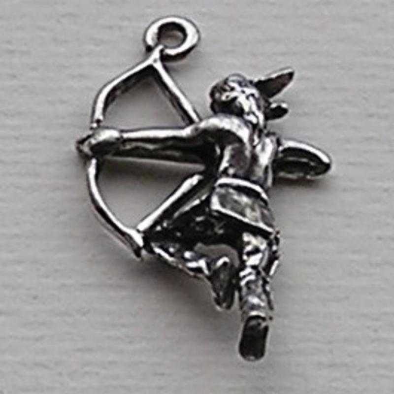 Bedel Indiaan met pijl en boog. 28mm.