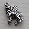 Bedel Wolf. 16mm. Verzilverd met harde beschermlaag.(ook in grootverpakking).