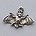 Bedel Vleermuis. 17x19mm.