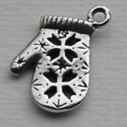 Bedel Kerstwant. 20mm. Oudzilverkleurig.