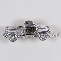 Bedel. Pickup Truck.10x 22mm. Verzilverd met harde beschermlaag.